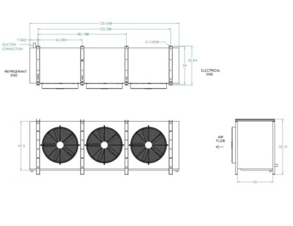 Bohn/Heatcraft 3 Fan Evaporators : 105,000-BTU : Freon : Qty 3 : Item #E22212 - Image 8