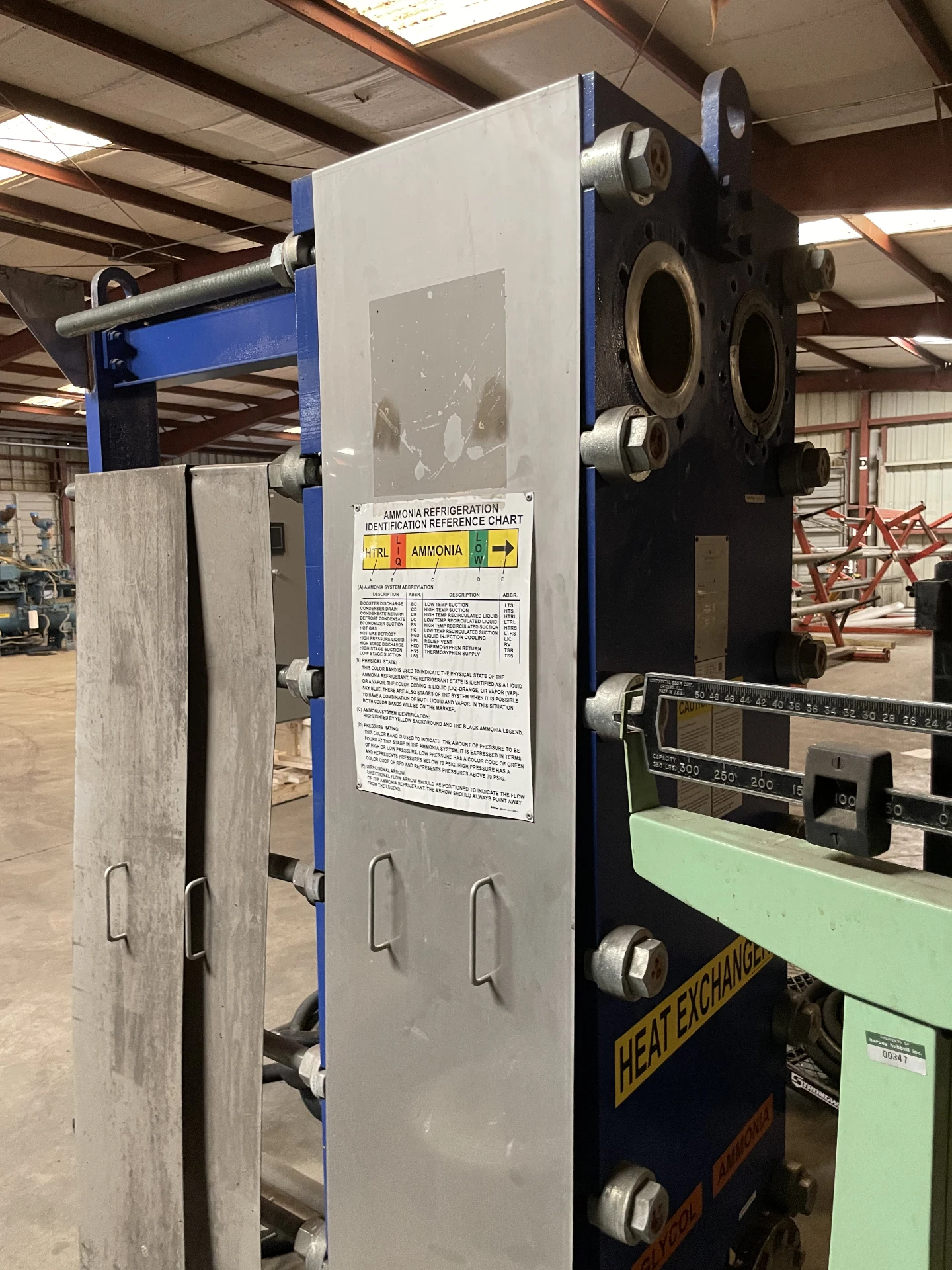GEA Plate and Frame Heat Exchanger : Ton 180 : Ammonia : Item #V21211 - Image 2