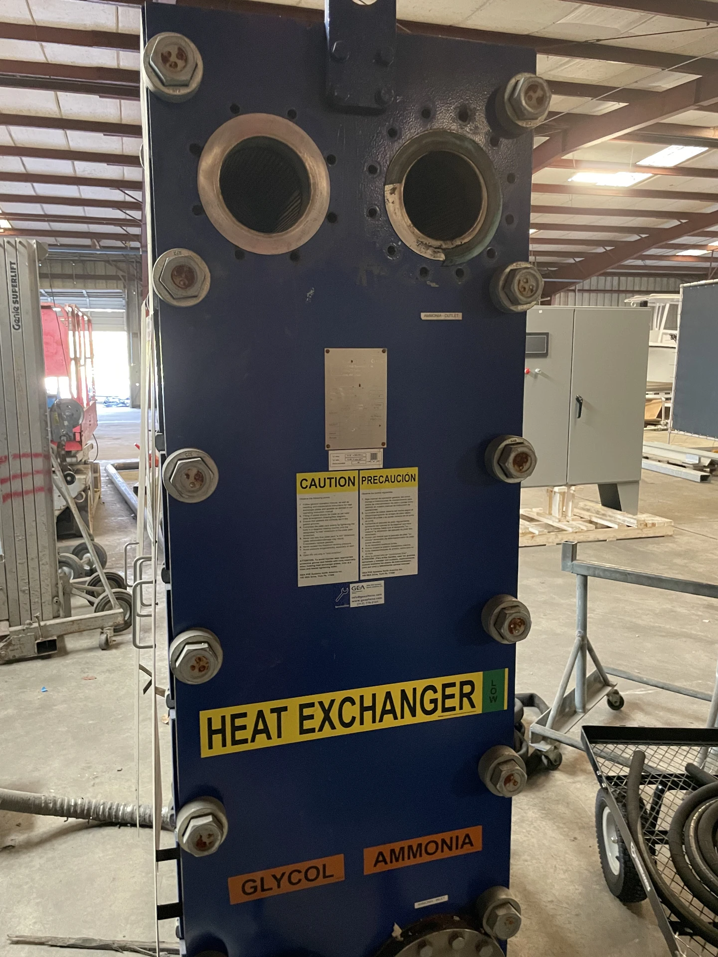 GEA Plate and Frame Heat Exchanger : Ton 180 : Ammonia : Item #V21211 - Image 7