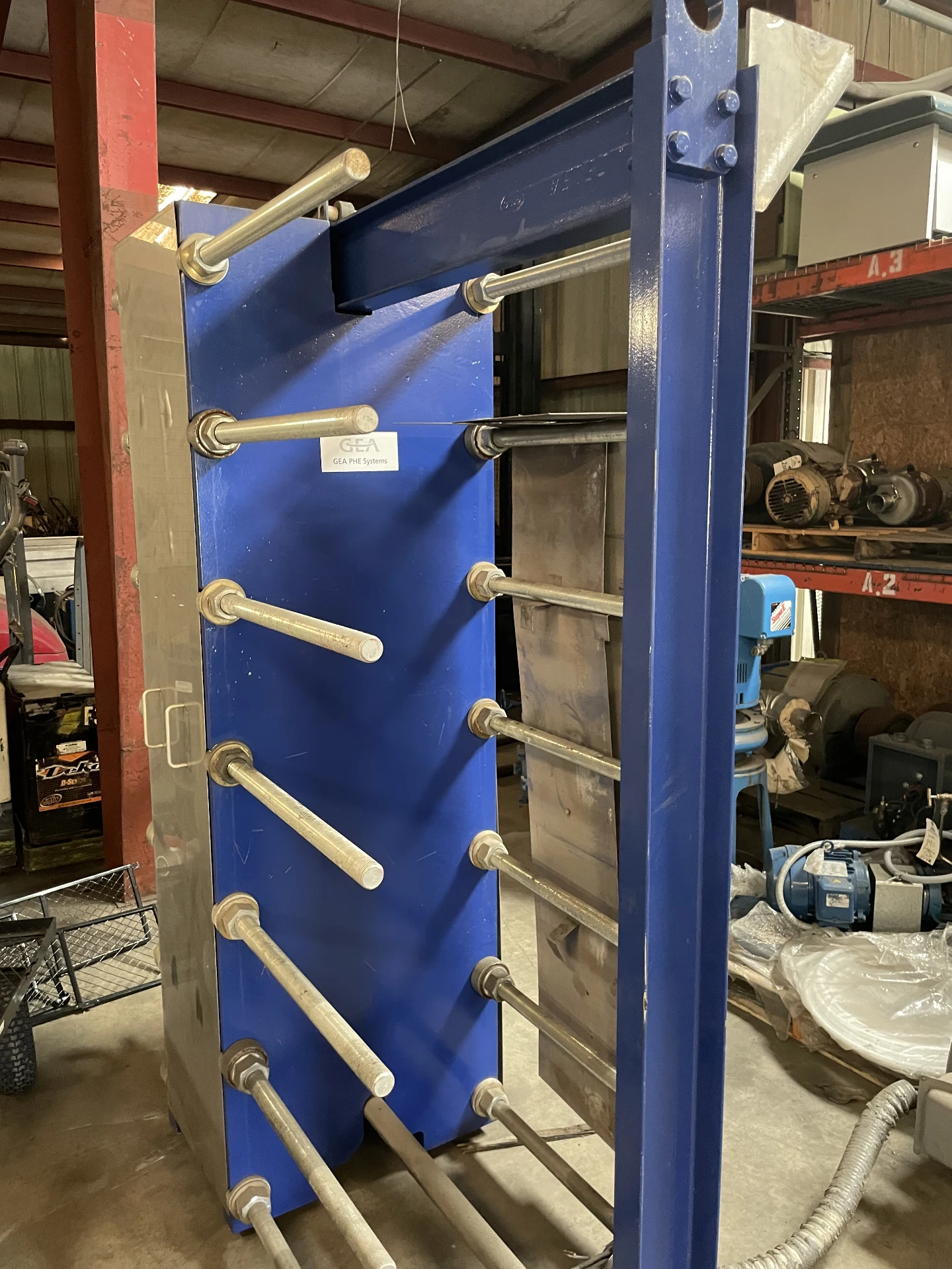 GEA Plate and Frame Heat Exchanger : Ton 180 : Ammonia : Item #V21211 - Image 11