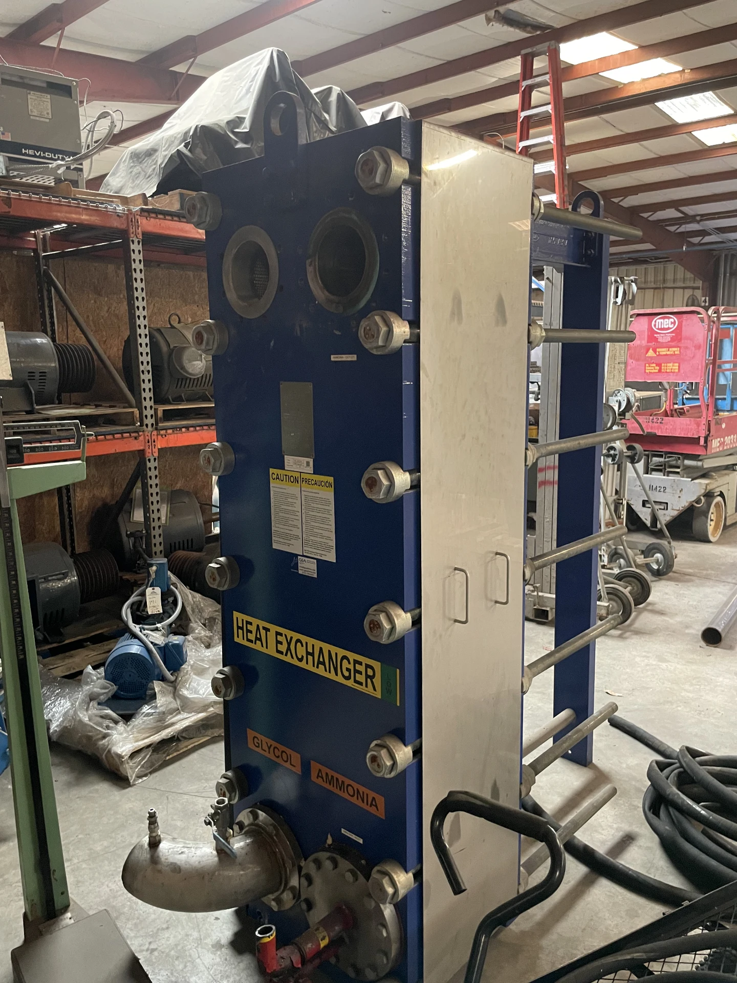 GEA Plate and Frame Heat Exchanger : Ton 180 : Ammonia : Item #V21211 - Image 5