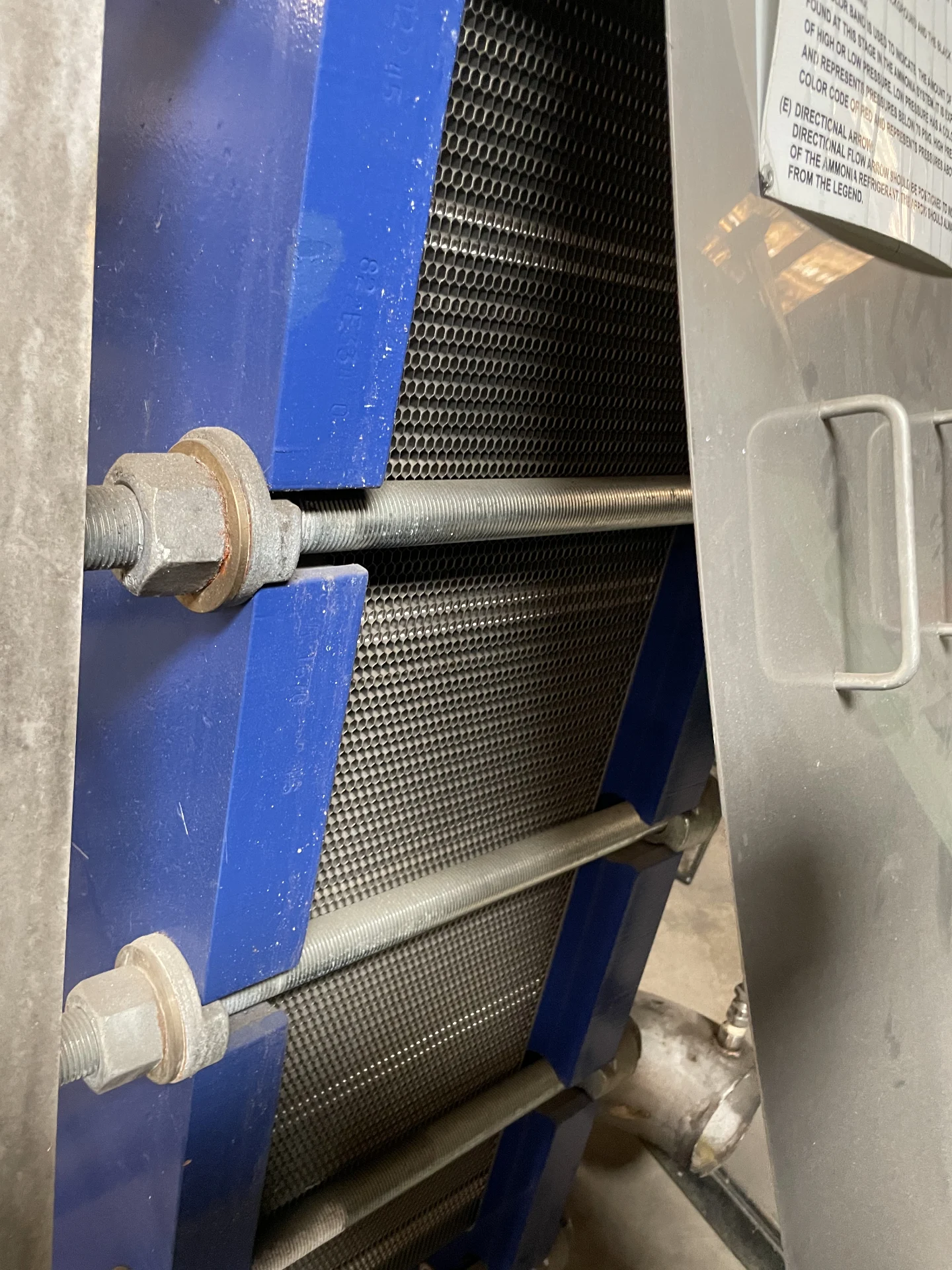 GEA Plate and Frame Heat Exchanger : Ton 180 : Ammonia : Item #V21211 - Image 8