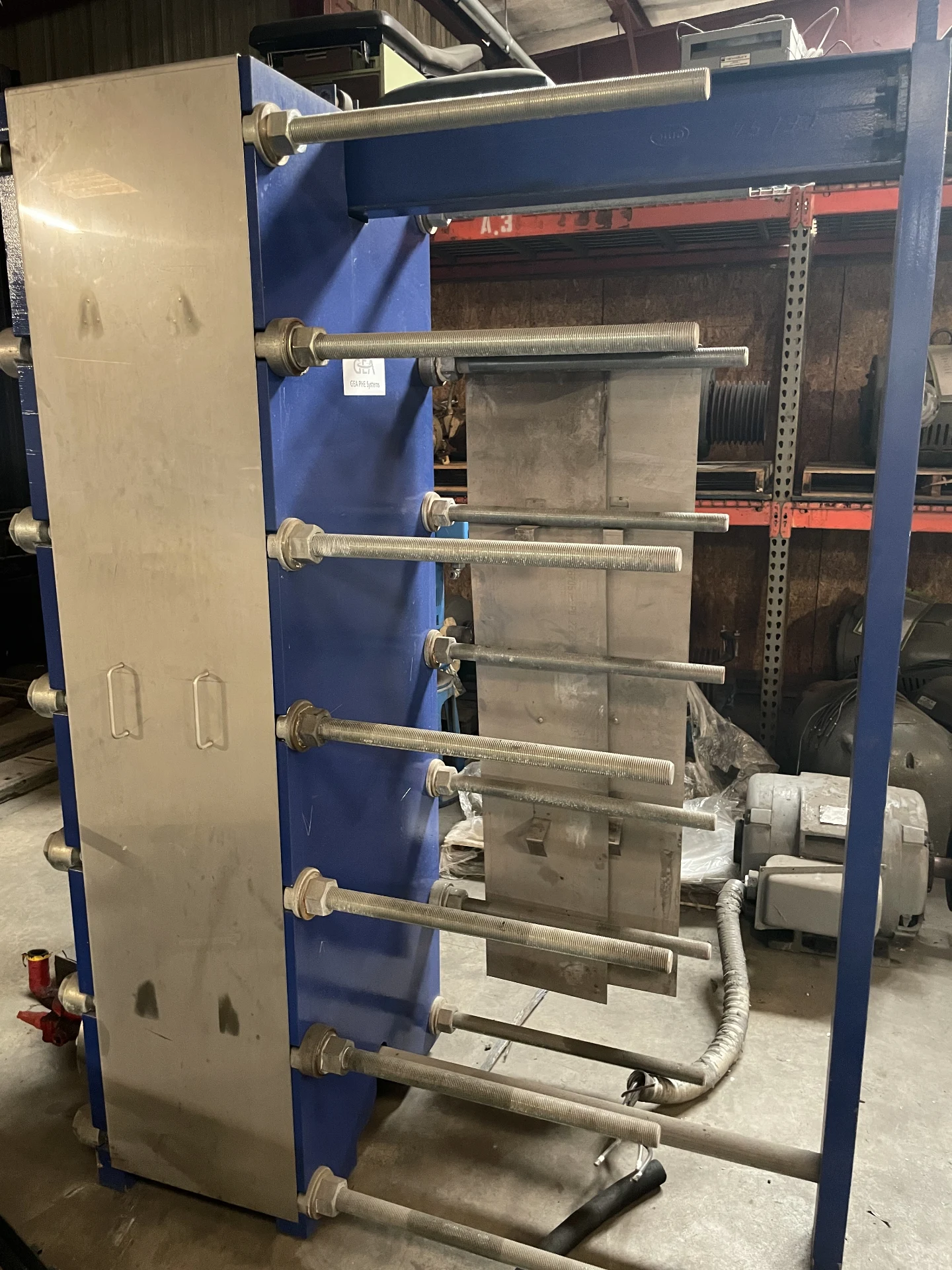 GEA Plate and Frame Heat Exchanger : Ton 180 : Ammonia : Item #V21211