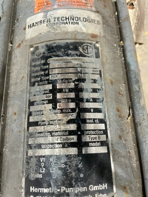 (2) Hansen Ammonia Pumps: Item# P31075 - Image 2