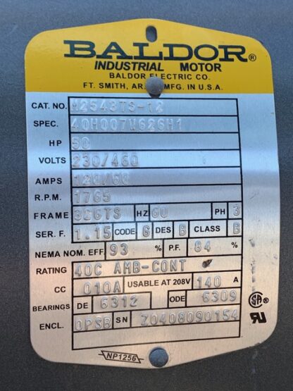 Carrier Reciprocating Freon Compressor Model 5H80 with 460 volt motor L:  Item#: C45122 - Image 4