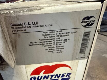 Guntner 10 Ton Medium Temp-2 Fan Ammonia Evaporator: Item# E58203 - Image 13