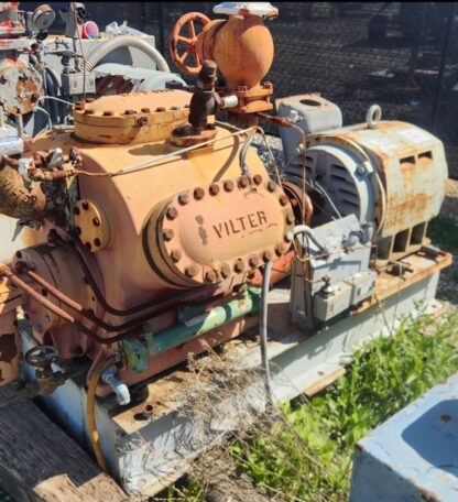 Vilter Ammonia Reciprocating compressor: Mode: VMC 446 with 75 HP motor: Item#: C99871 - Image 3