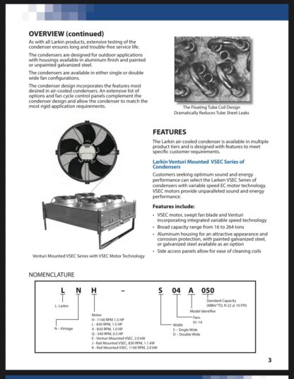 Heatcraft 12 fan art cooled freon condenser built 2018:  Item # CT94334 - Image 4