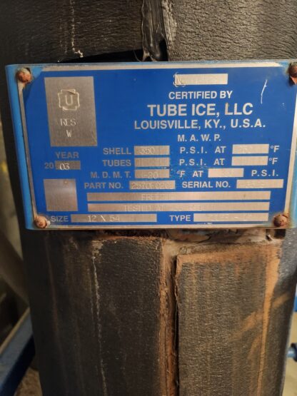 Vogt model P112  freon tube ice machine  Item# ICE74380 - Image 5