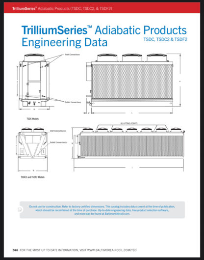 85 Ton BAC Water cooled Evap Condenser: Item# E84275 - Image 5
