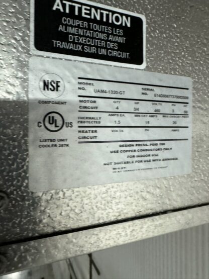 Hussman Freon 4 Fan Medium/Low Temp Evaporators: Item#: E89877 - Image 2
