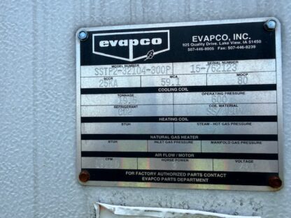 Evapco 2 fan Penthouse evaporator Units: 20 Ton: Item#: E23431 - Image 9