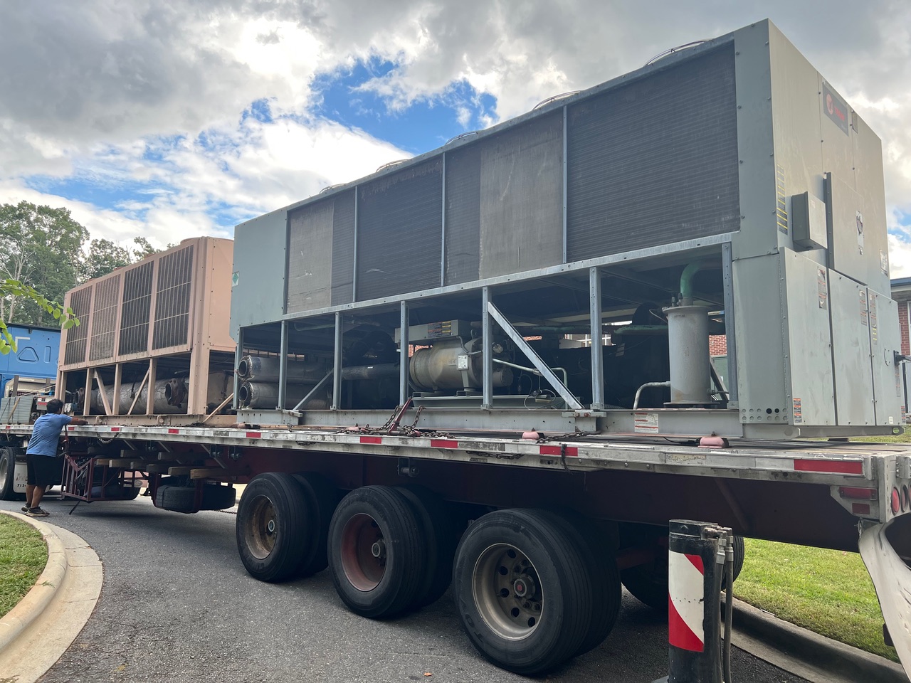 155 Ton Trane RTAC air cooled liquid chiller: Item#: CH12335