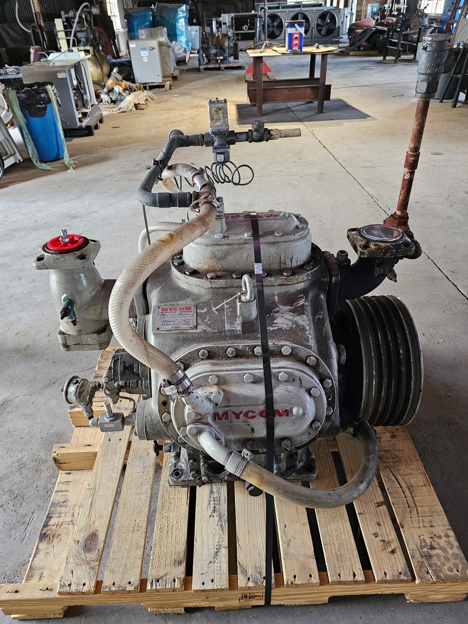 Mycom Reciprocating Compressor: Model N6WA Ammonia: Item#: C42494 - Image 4